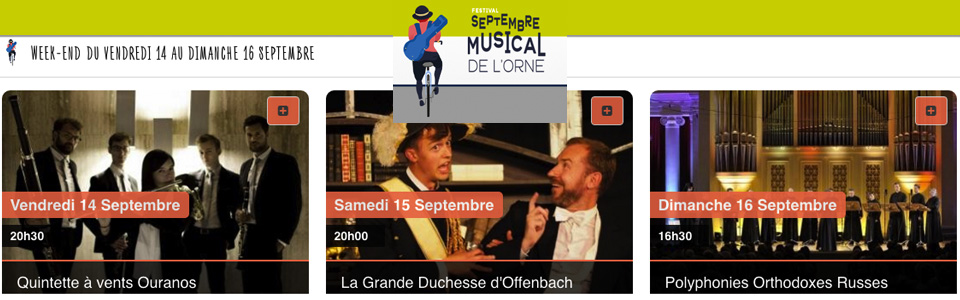 Festival septembre musical de l'Orne
